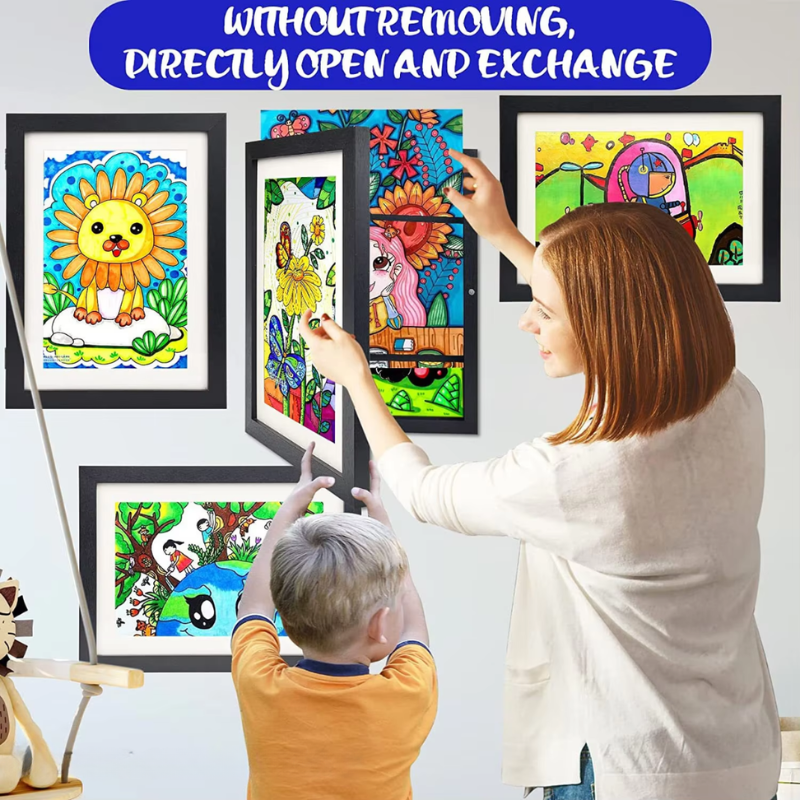 Kids Magnetic Art Display Frame