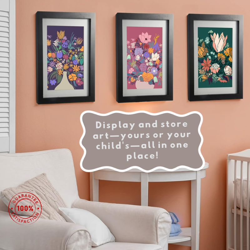 Kids Magnetic Art Display Frame