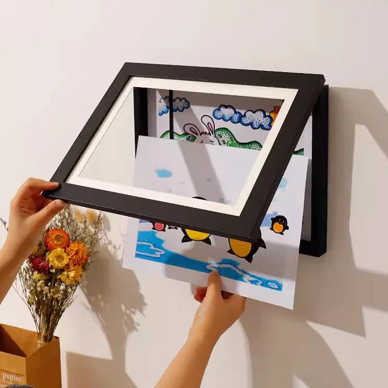 Kids Magnetic Art Display Frame